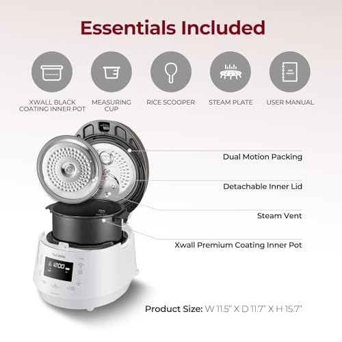 Cuckoo 12-in-1 Pressure Cooker, 10-Cup Rice Kit