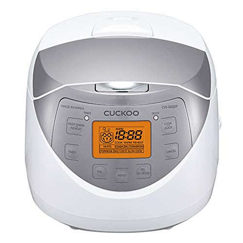 Cuckoo 12-Cup Fuzzy Logic Rice Cooker - White & Silver