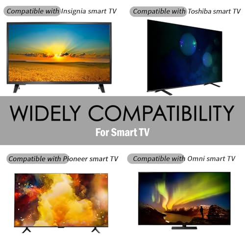 Voice Remote for Insignia, Toshiba, Pioneer Smart TVs, Fire TV Compatible